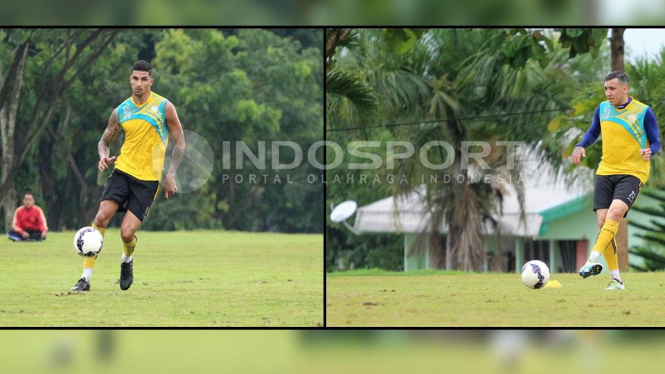 Arthur Cunha da Rocha (kiri) dan Felipe Bertoldo. - INDOSPORT